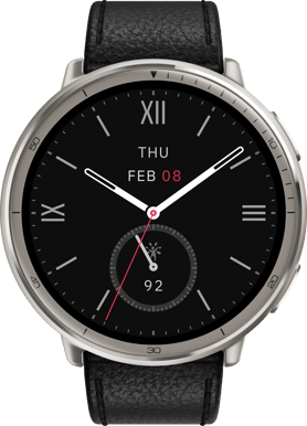 Amazfit Active 2 Black Leather Premium