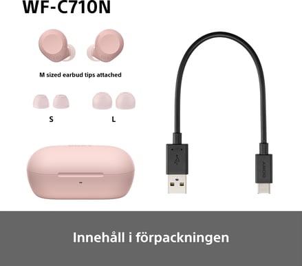 Sony WF-C710N True Wireless Rosa