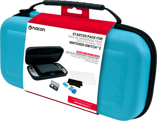 Nacon Switch 2 Förvaringsfodral och Skärmskydd Blå