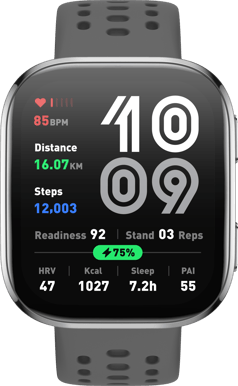 Amazfit Bip 6 Kolgrå