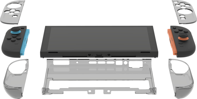 DELTACO GAMING Switch 2 Plastskal