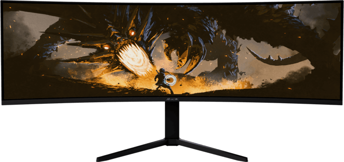 Arozzi Nova 49" Curved Black VA DQHD (1500R) 165Hz