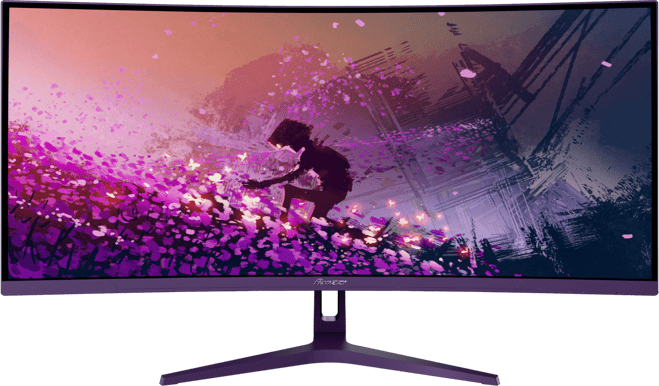 Arozzi Nova 34" Curved Purple VA UWQHD (1500R) 165Hz