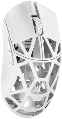 WLMouse Beast X Max Solid Sides - White (Omron Optical) Wireless 8K Magnesium