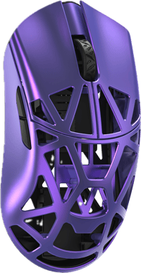 WLMouse Beast X Max Solid Sides - Purple (Omron Optical) Wireless 8K Magnesium
