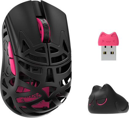 WLMouse Beast Miao - Black (Omron Optical) Wireless 8K Magnesium
