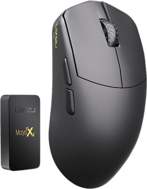 Lamzu Maya X 8K Dongle, Omron Optical