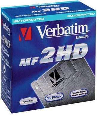 Verbatim 1.44MB Disketter 10-pack