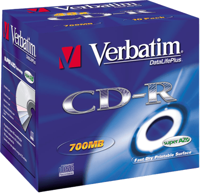CD-R Verbatim Printable 700MB 52x 10p