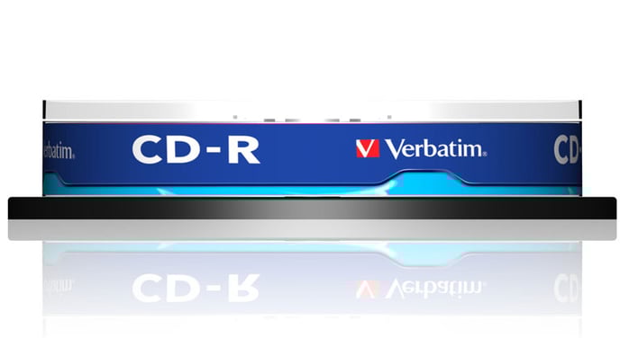CD-R Verbatim 700MB 52x 10p, Spindel