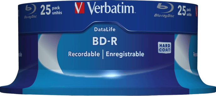 Verbatim BD-R SL Blue-ray 25GB 6x 25 Pack
