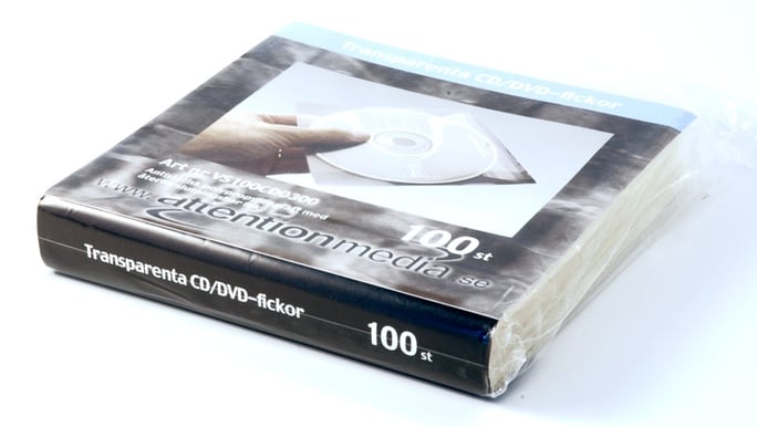 CD-fodral Plast (100 pack)