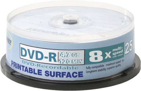 DVD-R eProformance 16X 25p Printable