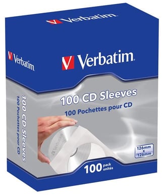 Verbatim CD/DVD Sleeves 100-pack
