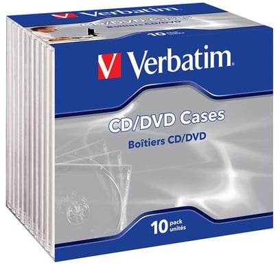 Verbatim CD fodral 10-pack Jewel Case