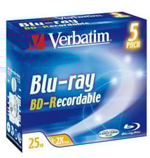 Verbatim BD-R 2x 25GB/135min 5p Jewel Case