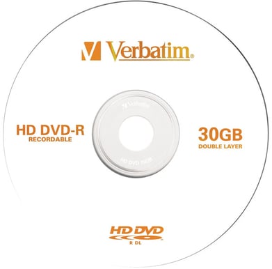 Verbatim HD DVD-R 30GB 5p Dual Layer 1X