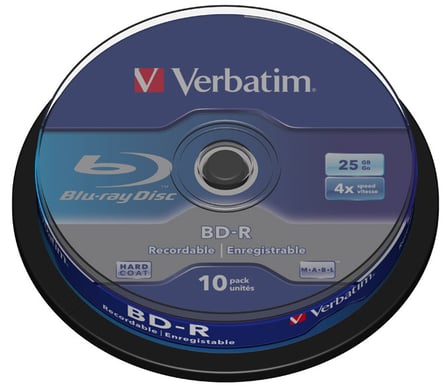 Verbatim BD-R 4x 25GB 10p Single Layer