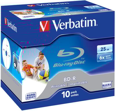 Verbatim BD-R 6x 25GB Printable 10-p Single Layer