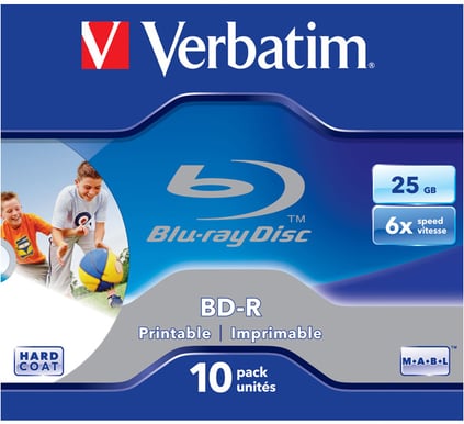 Verbatim BD-R 6x 25GB Printable 10-p Single Layer