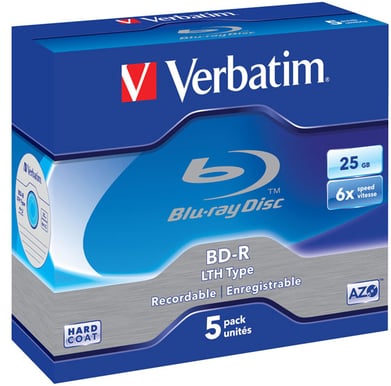Verbatim BD-R 6x 25GB 5p Single Layer