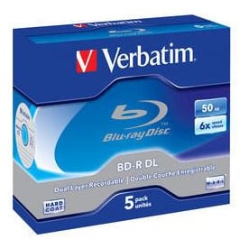 Verbatim BD-R 6x 50GB 5p Double Layer, Scratchguard