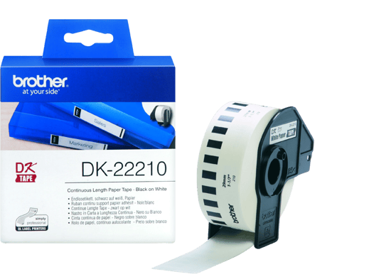 Brother DK22210 (löpande papperstejp 29mm)