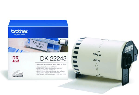 Brother DK22243 (löpande papperstejp 102mm)