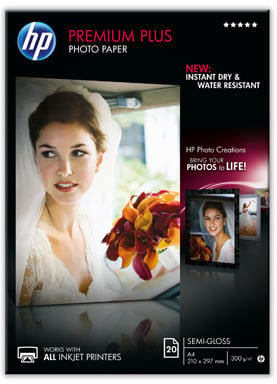 HP Premium Plus Semi Glossy Photo Paper (A4)