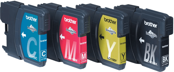 Bläckpatron Brother LC1100HYVAL Värdepaket