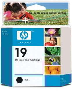 Bläckpatron HP Nr 19 Svart