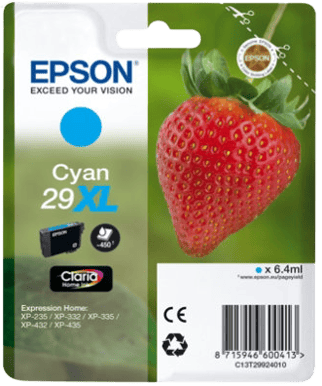 Bläckpatron Epson 29XL Cyan