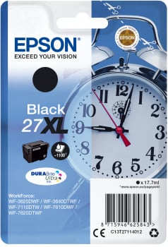 Bläckpatron Epson 27XL Svart
