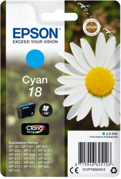 Bläckpatron Epson 18 Cyan