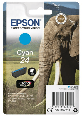 Bläckpatron Epson 24 Cyan