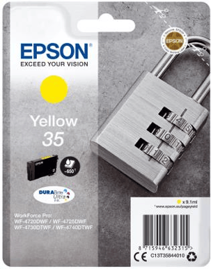 Bläckpatron Epson 35 Gul