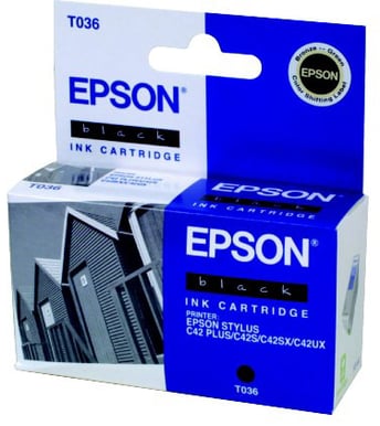 Bläckpatron Epson T036 Svart
