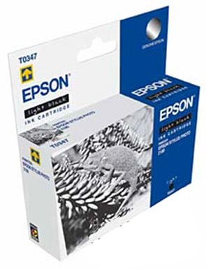 Bläckpatron Epson T0347 Ljus Svart