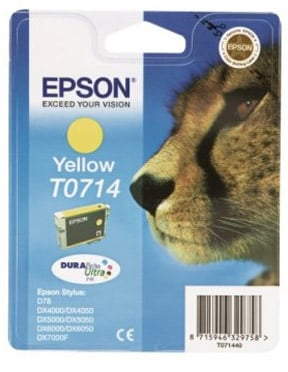 Bläckpatron Epson T0714 Gul