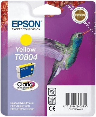 Bläckpatron Epson T0804 Gul