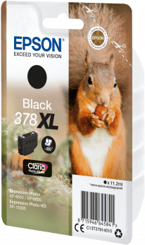Bläckpatron Epson 378XL Claria Svart