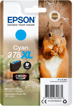 Bläckpatron Epson 378XL Claria Cyan