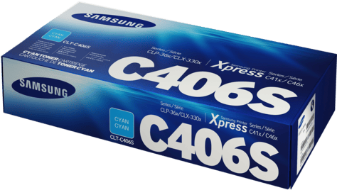 Toner Samsung CLT-C406S Cyan