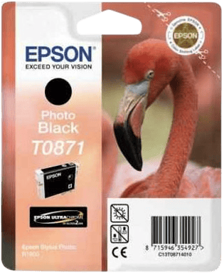 Bläckpatron Epson T0871 Svart
