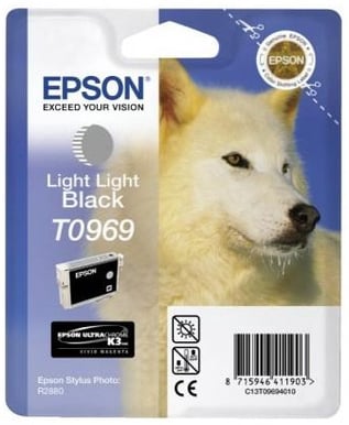 Bläckpatron Epson T0969 Ljus Svart