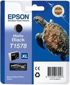 Bläckpatron Epson T1578 Matt Svart