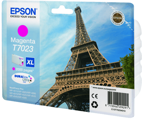 Bläckpatron Epson T7023 Magenta XL