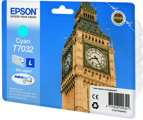 Bläckpatron Epson T7032 Cyan L