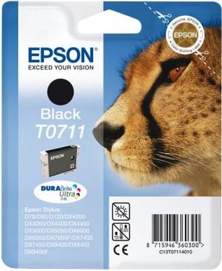 Bläckpatron Epson T0711 Svart