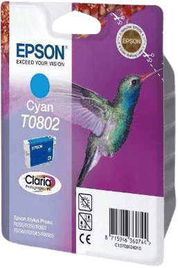 Bläckpatron Epson T0802 Cyan
